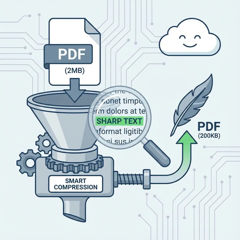 Compress PDF to 200KB: The 'Government Portal' Fix (Free)