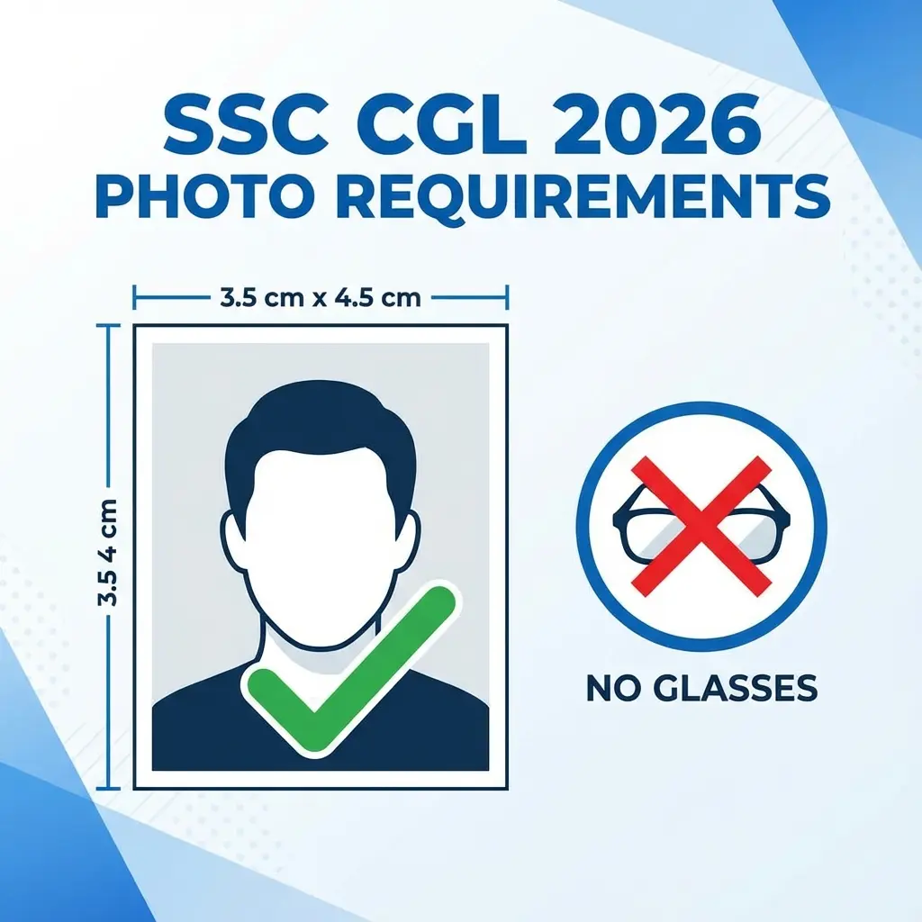 SSC CGL 2026 Photo Size Rules: Avoid Rejection (Official Guide)