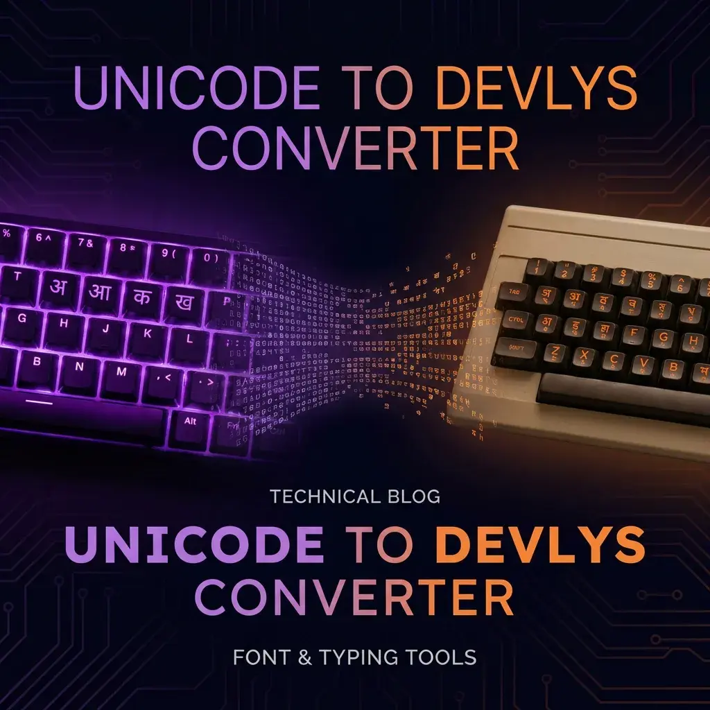 Unicode to Devlys 010 Converter: Free Online Hindi Font Tool (2026)